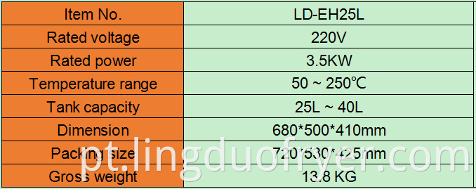 25l Electric Fryer Product Details